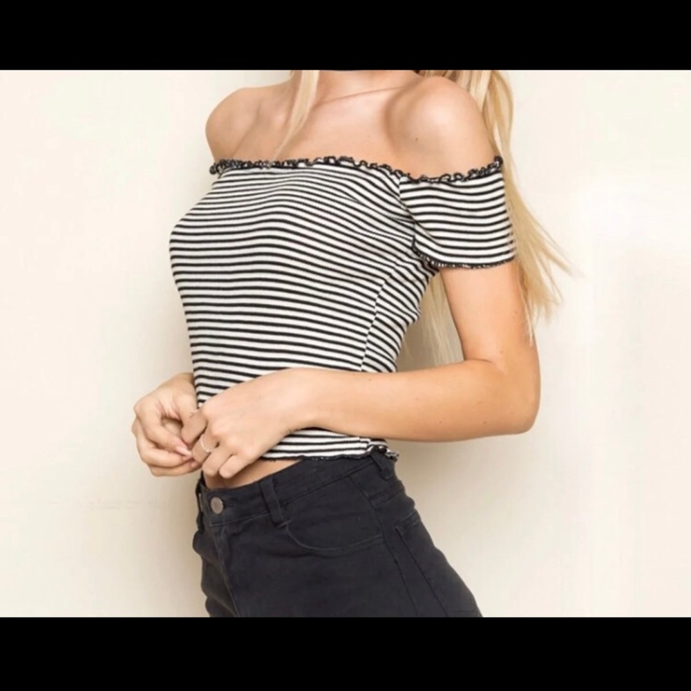 Brandy Melville Off The Shoulder Top